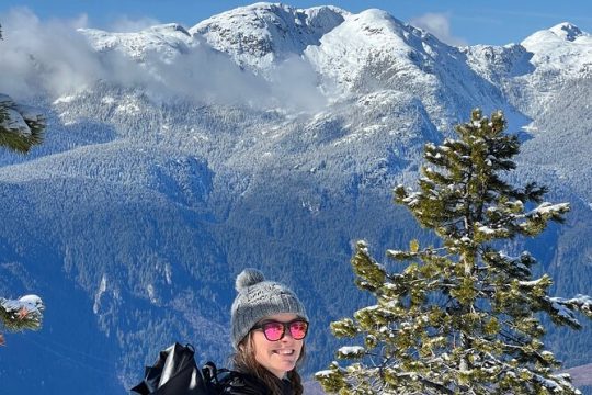 Snowshoeing at The Top of The Sea to Sky Gondola