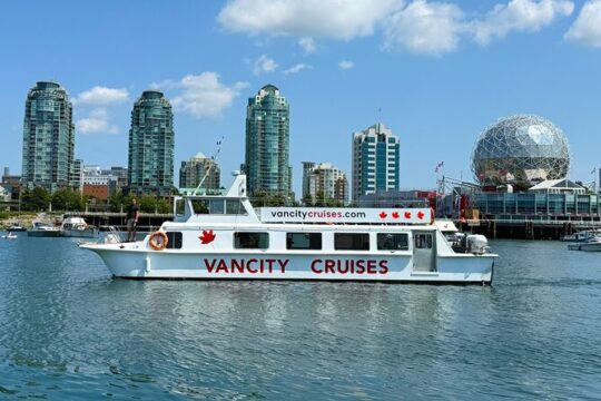 NEW Vancouver Sightseeing Boat Cruise with Live Tour Guide